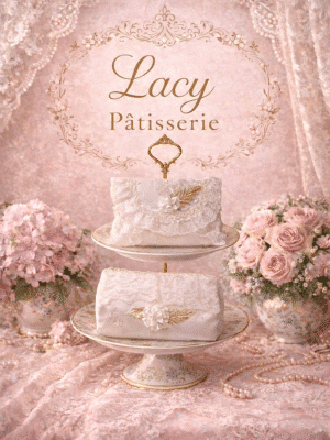 Lacy Blanc Duo Cake
