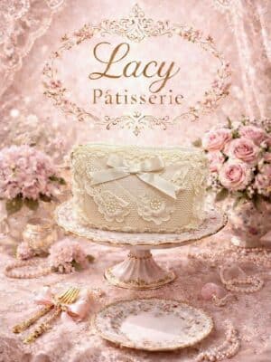 Lacy Bloom Pouch Cream Rose